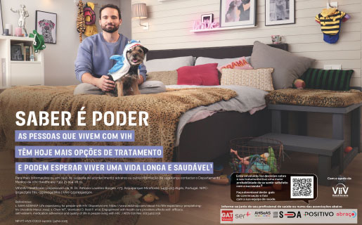 SABER � PODER - As pessoas que vivem com VIH T�m hoje mais op��es de tratamento e podem esperar viver uma vida longa e saud�vel