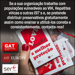 Se a sua organizao trabalha com populaes vulnerveis ao VIH, Hepatites vricas e outras ISTs e, se pretende distribuir preservativos gratuitamente assim como ensinar a utiliz-los correta e consistentemente, contacte-nos!