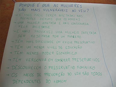 Porque  que as mulheres so mais vulnerveis ao VIH?